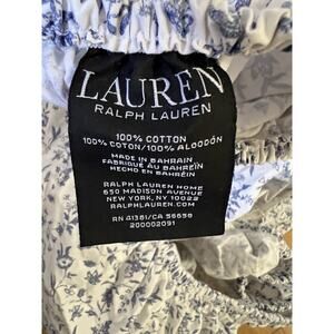 Lauren Ralph Lauren Porcelain Maisy Twin XL Sheet Set-2 Pc 100% Cotton Heavy